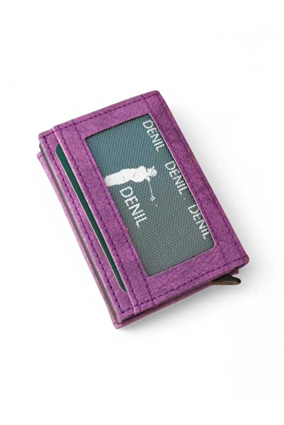 North Polo Club Men's Money Compartment Automatic Mechanism Leather Card Holder Wallet Portfolio