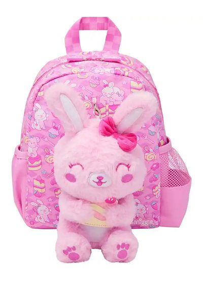 SMIGGLE Tiny Backpack with Out & Removable Plush Toy
