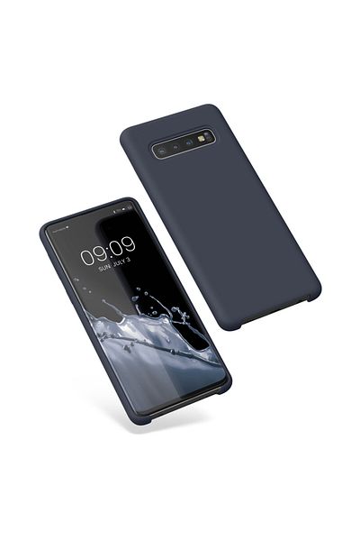 KWmobile Carcasă pentru Samsung Galaxy S10, silicon, albastră, 47732.186