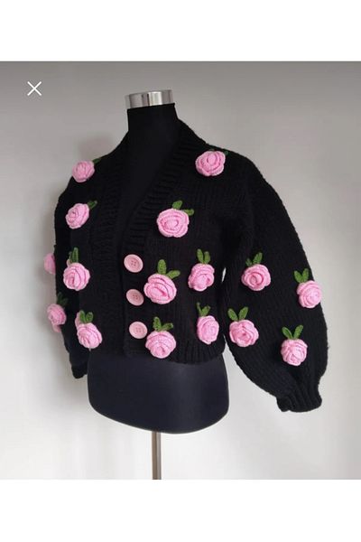 Butik Cardigan tricotat manual