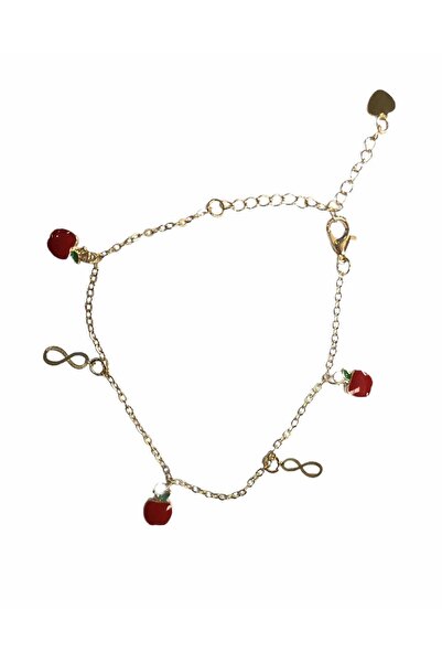 TakıDolabı خلخال متدلي بتصميم التفاح