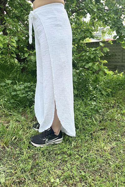 OTEXSA Double Layer Surprise - White 100% Cotton Shorts Pantalon