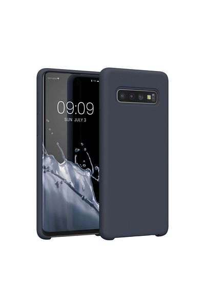 KWmobile Carcasă pentru Samsung Galaxy S10, silicon, albastră, 47732.186