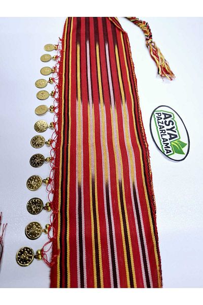 ASYA PAZARLAMA Keşan and Scarf Braided Lira Shawl - Scarf, Headband, Bandana, Puchsia