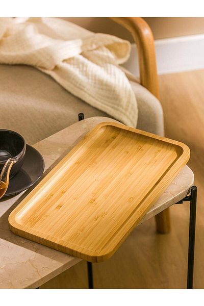 LC Waikiki Lcw Home Wooden Presentation Plate 30 cm