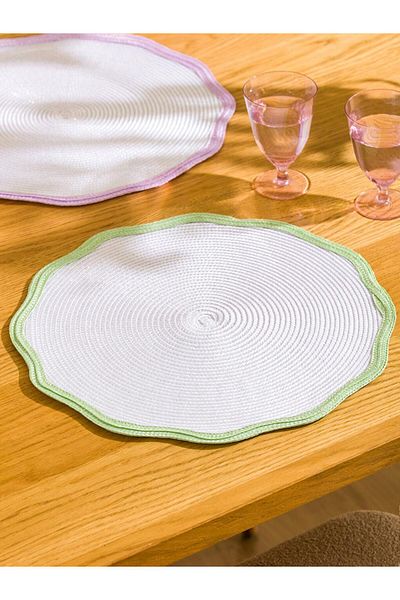 LC Waikiki Lcw Home Round Plate Set of 2 38 cm