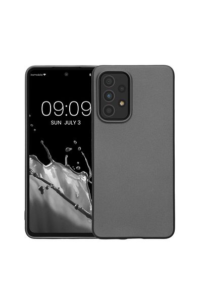 KWmobile Case For Samsung Galaxy A53 5g, Silicone, Gray, 57958.232