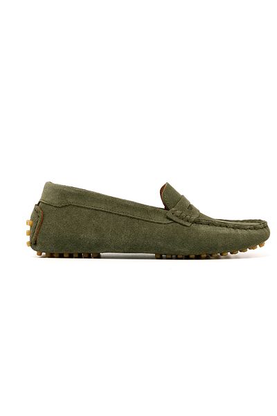 John May Women / Girls Sneaker (Casual) Rc-25Y-058-R1821 John May Water Green Suede