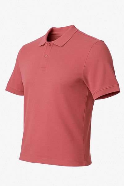 trender Ανδρικό μπλουζάκι Polo Neck Rose 2127