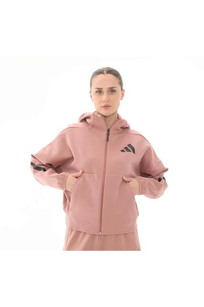 adidas adidas W Z.n.e. Γυναικείο μπουφάν Fz - JC5394-K, Ροζ