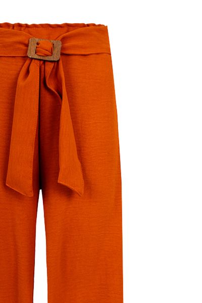 Timi Kids Girl's Aerobin Belted Elastic Waist Loose Long Pants