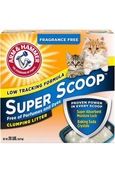 Arm&Hammer Super scoop clumping Litter (fragrance free ) 9.7 kg