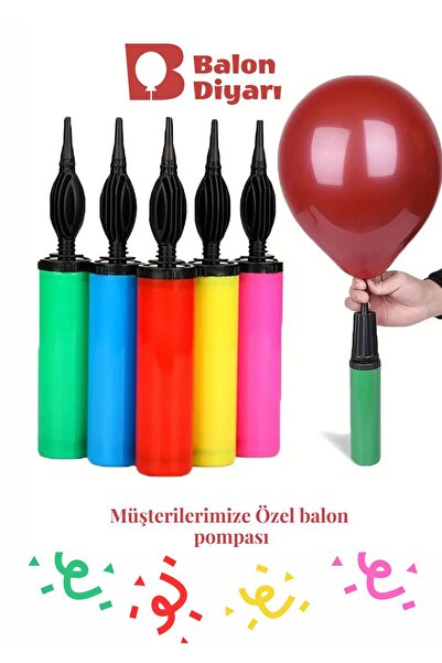 BALON DİYARI Çift Taraflı Hızlı Balon Şişirme Pompası