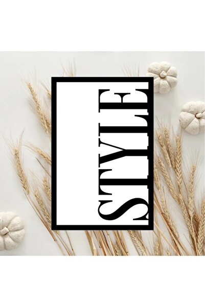 AR AJANS KANVAS TABLO STILE Dekorativni MDF sto sa tematskim tekstom