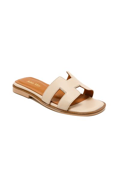 John May Papuci pentru femei/fete - John May Beige Skin RC-25Y-015-R2046