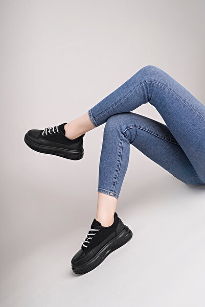 pasyone Women's High Sole Checker Pattern Casual Shoes