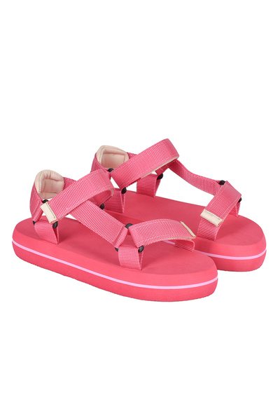 JustBow Фуксія з шортками Жіночі сандалі Eva