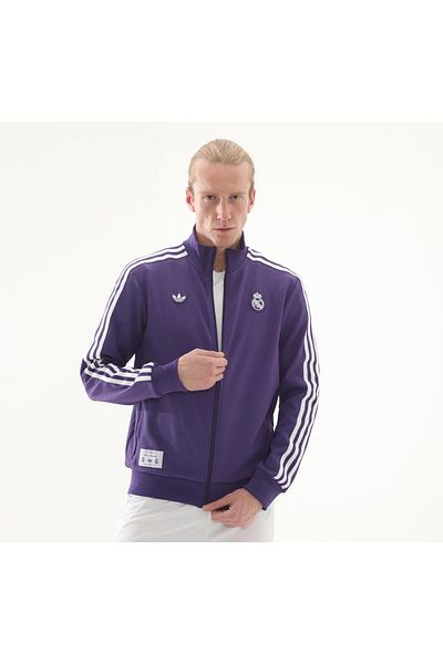 adidas JF2582-E Jachetă adidas Real Madrid Icon Tt pentru bărbați, bleumarin