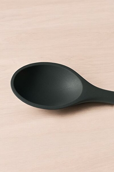 Dore Voir Silicone Cooking and Serving Spoon/Gray Color-27,5 cm
