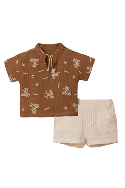 Necix's Foshan Erkek Bebek Müslin İkili Takım