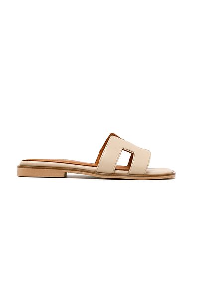 John May Papuci pentru femei/fete - John May Beige Skin RC-25Y-015-R2046