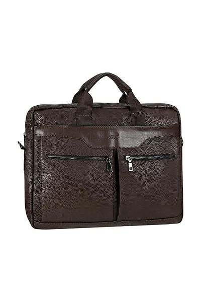 ergül çanta 15.6 Inch And 17 Inch Computer Compatible Artificial Leather Luxury Laptop-Briefcase