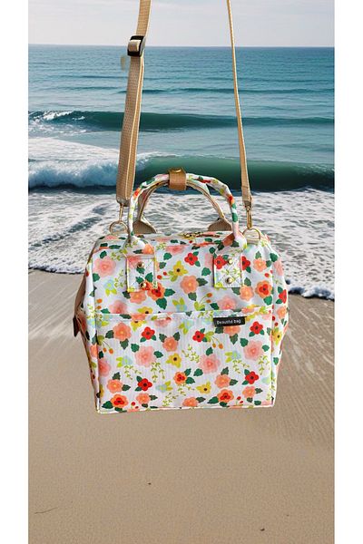 beautiful bag Термоизолирана водоустойчива термо чанта за храна, кутия за обяд с цветя