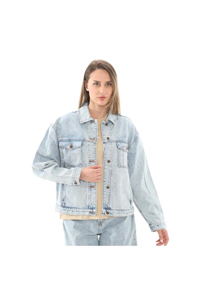 Timberland Τζιν Μπουφάν - Γυναικείο Ανοιχτό Μπλε B0a67jqepj1-r