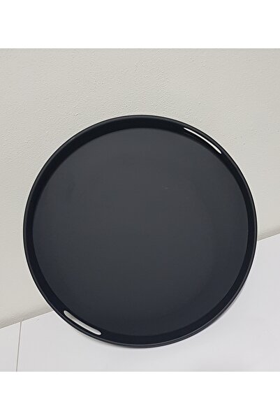 KOCHER yuvarlak sunum tepsi 45 cm siyah