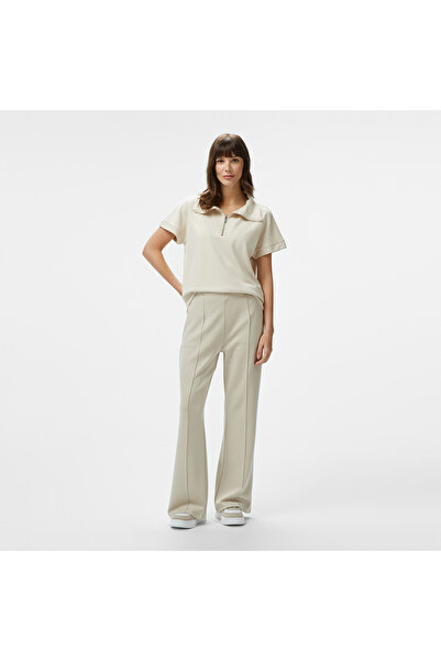 Nautica Kadın Bej Regular Fit Eşofman Altı