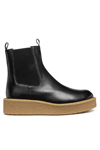 Geox women's Chelsea boots D36VEC-043NH black