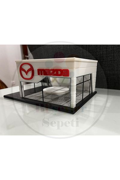 Bi'şeyler Sepeti Mazda 1:64 Diorama Showroom - Vehicle Not Included.