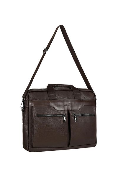 ergül çanta 15.6 Inch And 17 Inch Computer Compatible Artificial Leather Luxury Laptop-Briefcase