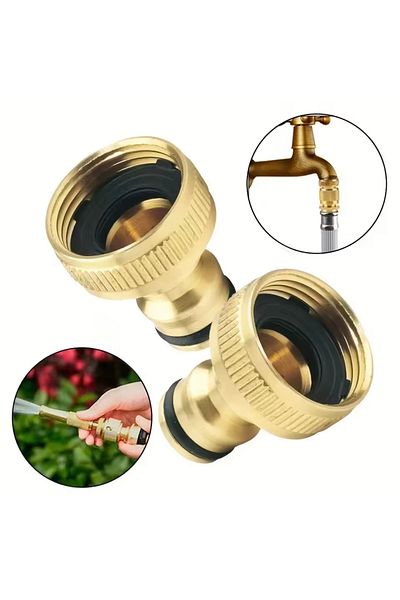BGA Fountain Coupling for Copper Faucet Adapter and Hose Head (1/2)