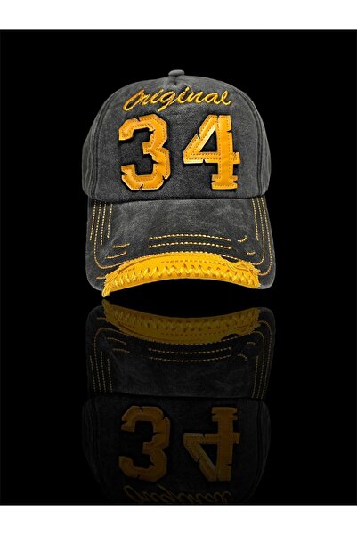 TakıDolabı Șapcă model Smoked&Yellow Antique Washed