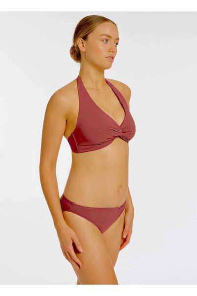 DEEP BEACH Triangle Twist Top Bikini Top