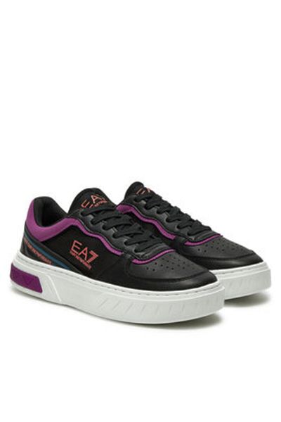 EA7 Emporio Armani Teniși negri pentru femei EA7 EMPORIO ARMANI-X8X173 XK374 U024 BLK+HOLL+MORBLU+FI C