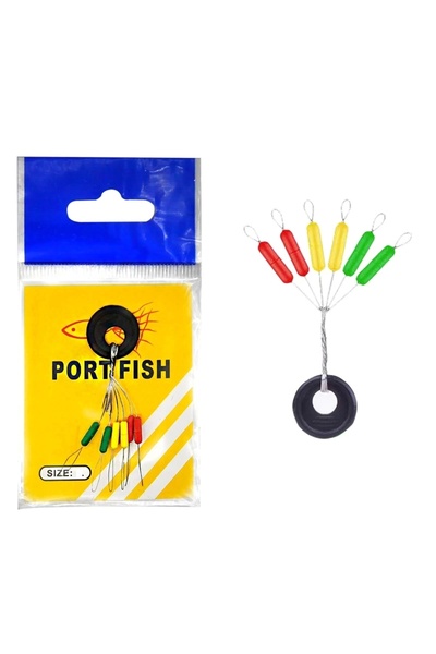 STANDART Portfish Renkli Sosis Stoper 6Lı Paket SS Beden