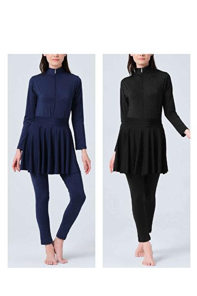 ALFASA Одношарова спідниця синього кольору