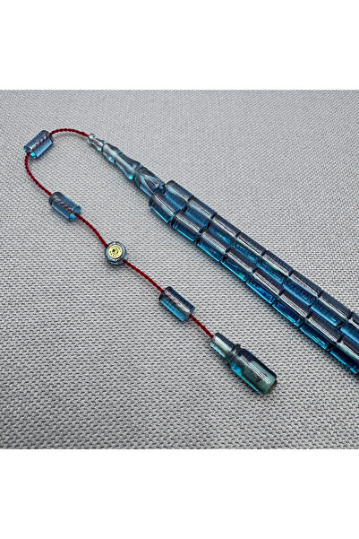 ASLAN Tesbih Erkan ÇUBUKÇU Usta İşçilikli Kesme Model Ateş Kehribar Tespih