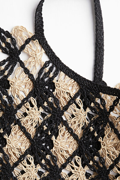 H&M Tığ İşi Görünümlü ve Askılı Üst