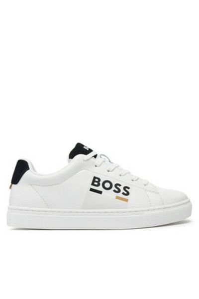 BOSS boy's sneakers J51310 white