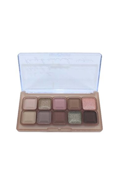 Makeup Paleta fard 10 culori, Merrycolor, Mood Keyboard, 01