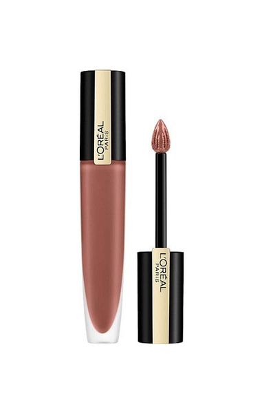 L'Oreal Paris Ruj de Buze Lichid Mat, Loreal, Signature, 122 I Tease, Bej, 7 ml