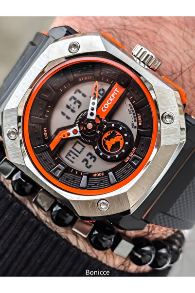 Cockpit Havuz Deniz Kullanıma Uygun Siyah Renk Silikon Kordon, Işıklı, Dijita...