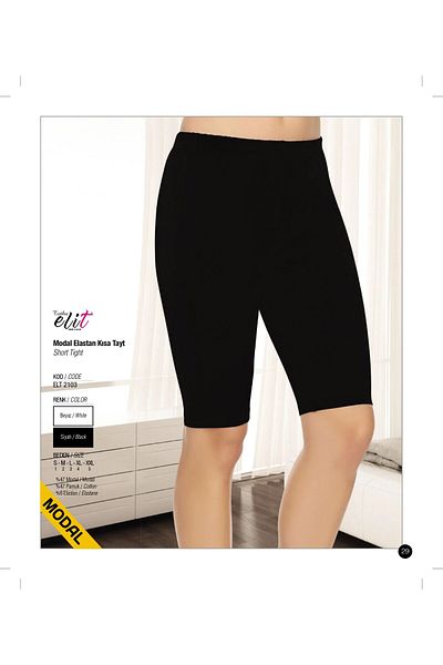 Tutku Elit Tutku Eli̇t (2103) Modal Elestan Women's Short Tights
