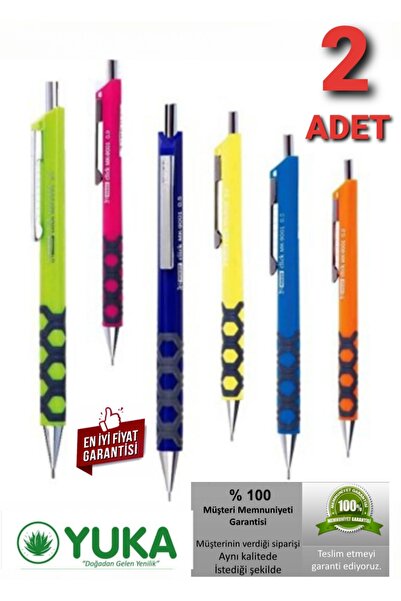 Yuka Versatil Uçlu Kalem 2'Lİ 0.7 Mm 2 ADET - ERKEK SETİ