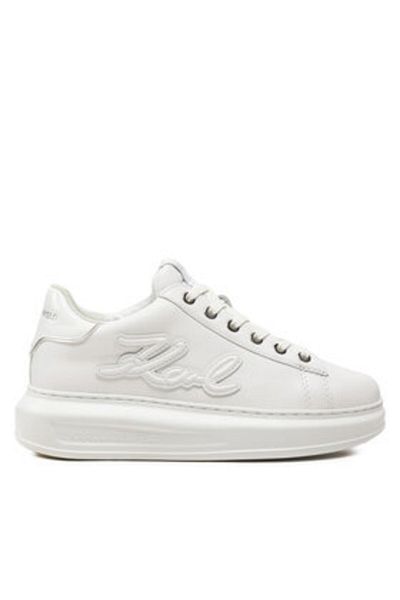 Karl Lagerfeld Women's Sneakers white KARL LAGERFELD-KL62511A 01W WHITE LTHR / MONO