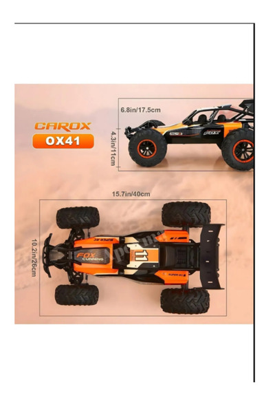 shop 38 Cm Büyük Boy Şarjlı Hızlı Uzaktan Kumandalı Full Fonksiyon Arazi Aracı