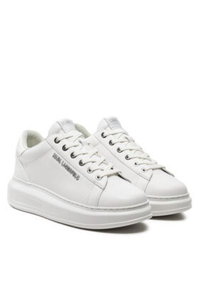 Karl Lagerfeld Women's Sneakers white KARL LAGERFELD-KL62525N 01W WHITE LTHR / MONO